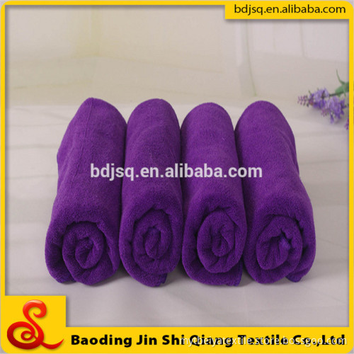 Custom microfiber terry embroidery hair removal towel
